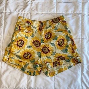 American Apparel Sunflower Shorts size 28/29 Small